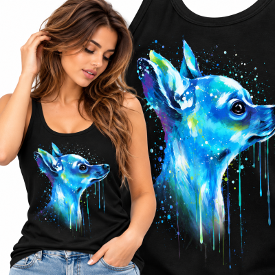 TANK TOP DAMSKI ZWIERZĘTA CHICHUAHUA